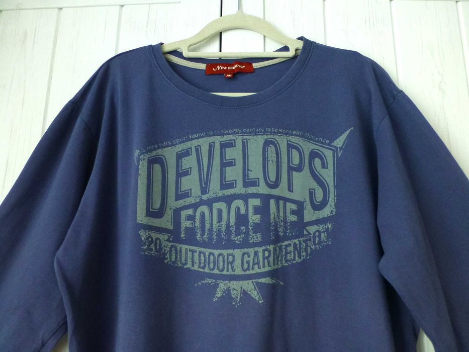 New Edis Sport męski longsleeve koszulka T-shirt M L
