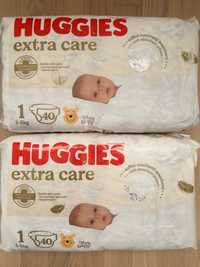 Підгузки Huggies extra care 1 (2-5 kg) 40 шт.