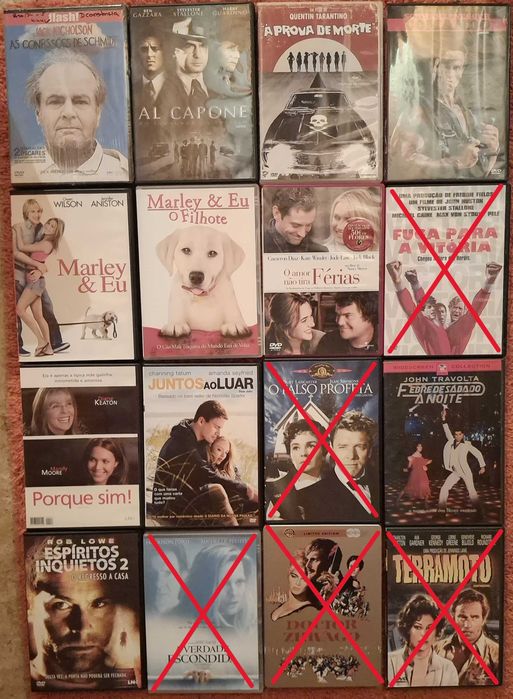 DVD's - Vários - como novos