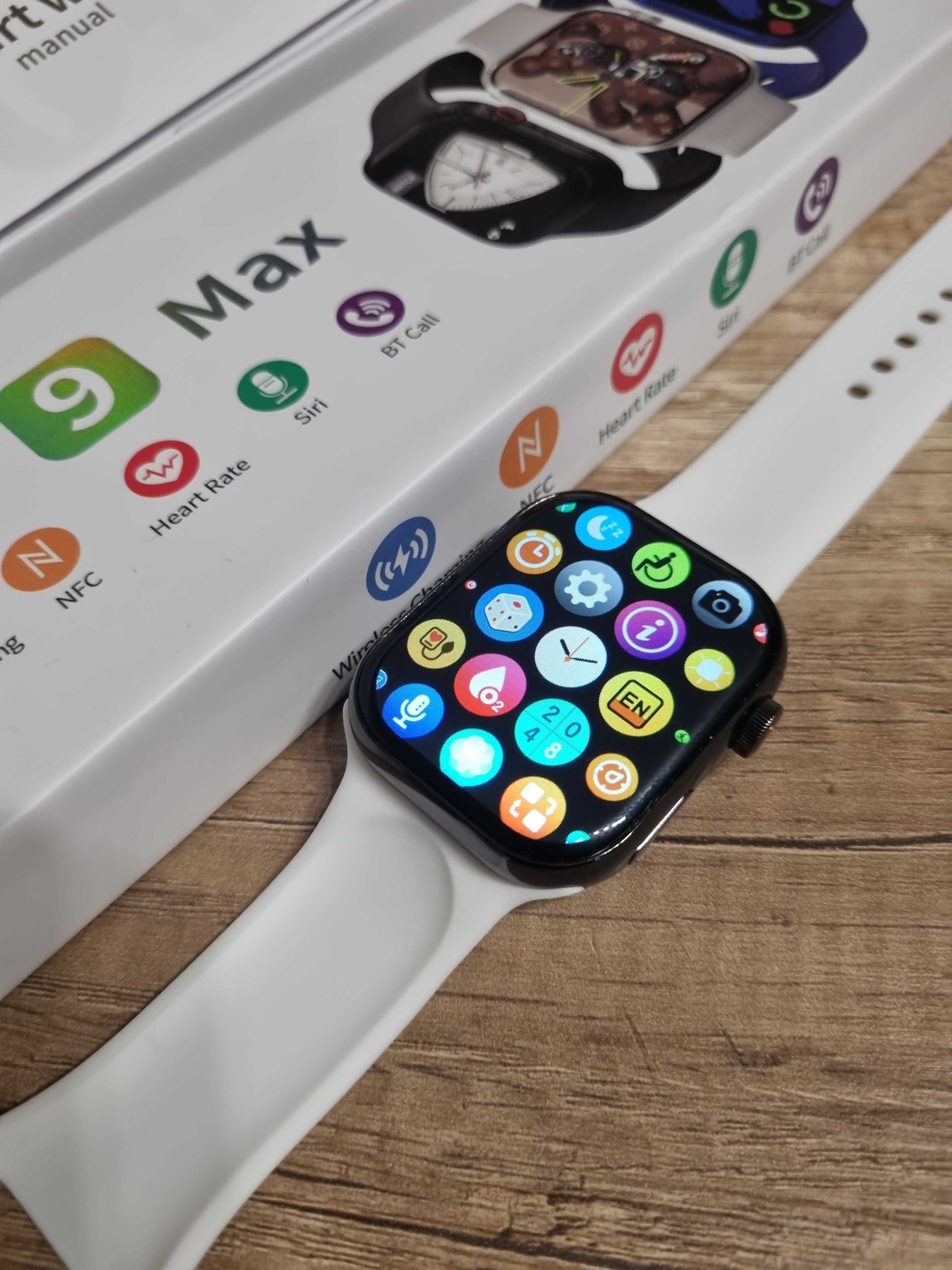 Smartwatch bialy S9 Max