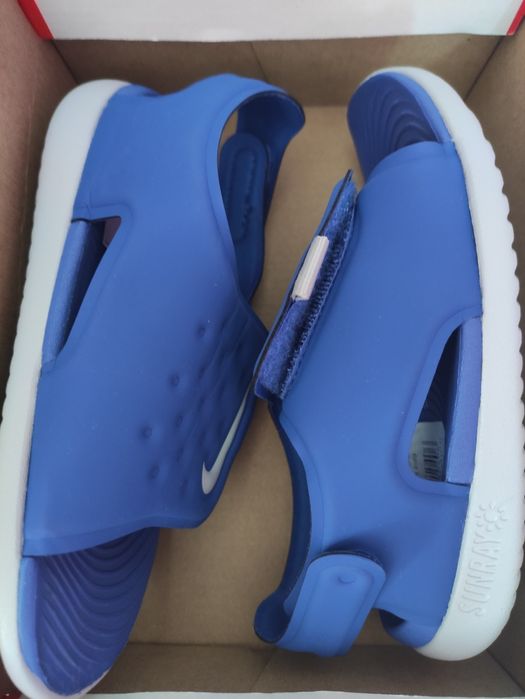 Nowe, Sandały Nike Sunray Adjust 5 V2 , rozmiar 27,niebiesko-szare