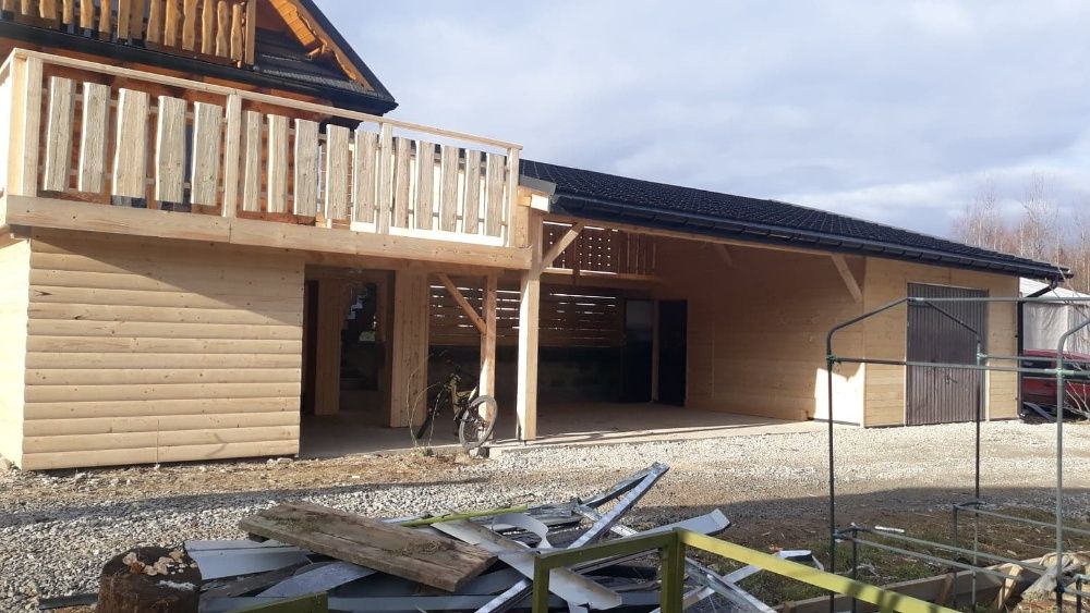 wiaty, tarasy, dobudówki ,domy na zgloszenie