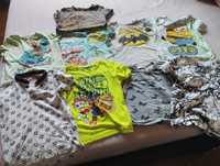 Duży zestaw t-shirtów dla chłopca 122 (9 sztuk),Psi Patrol , Minionki