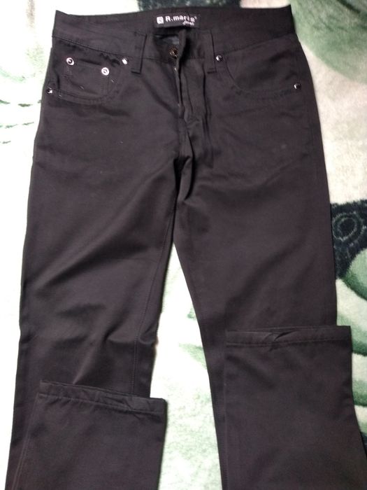 Spodnie męskie eleganckie czarne