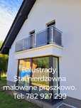 Balustrady stal nierdzewna ,malowane proszkowo
