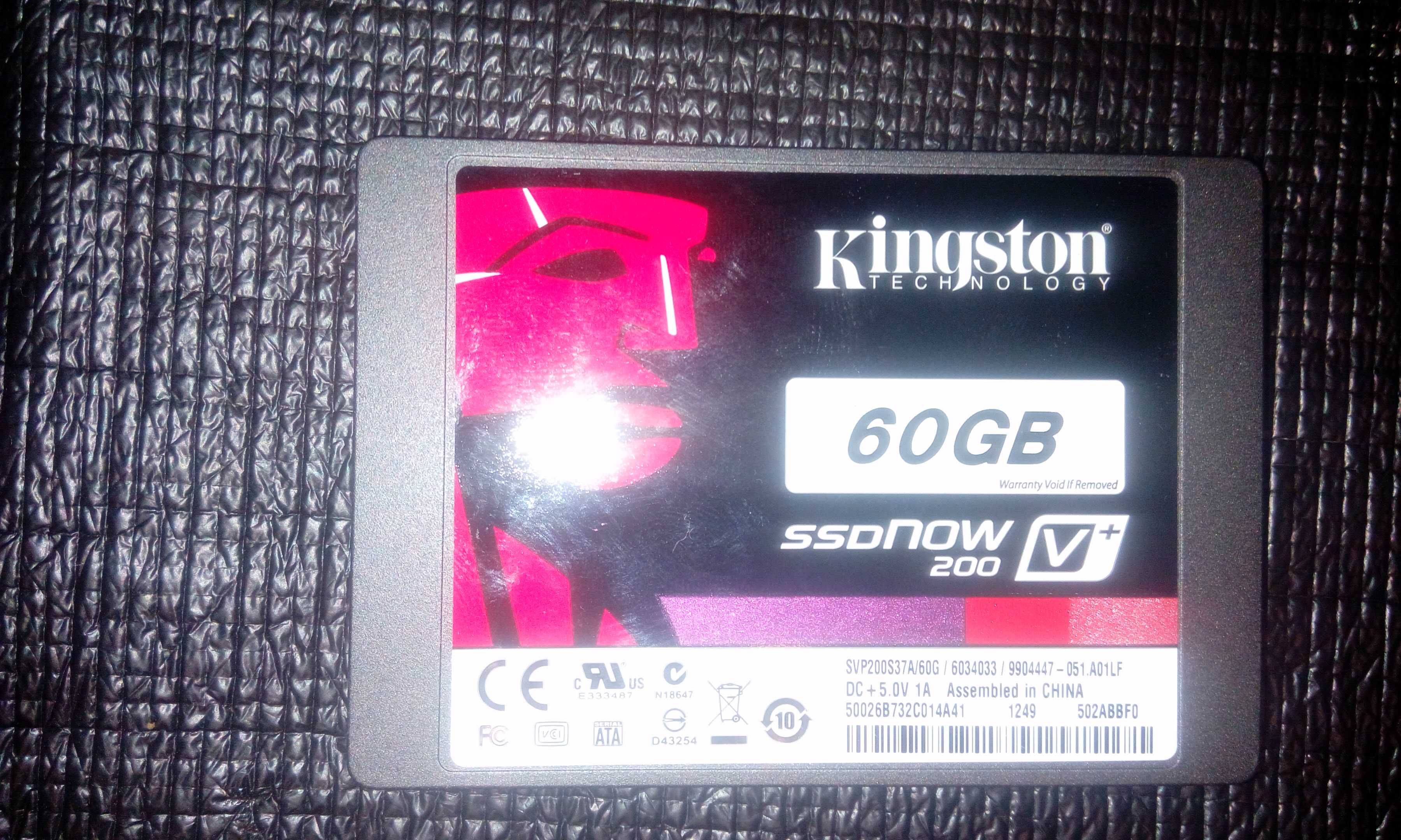 диск SSD Kingston 60Gb  SSDNow V+200