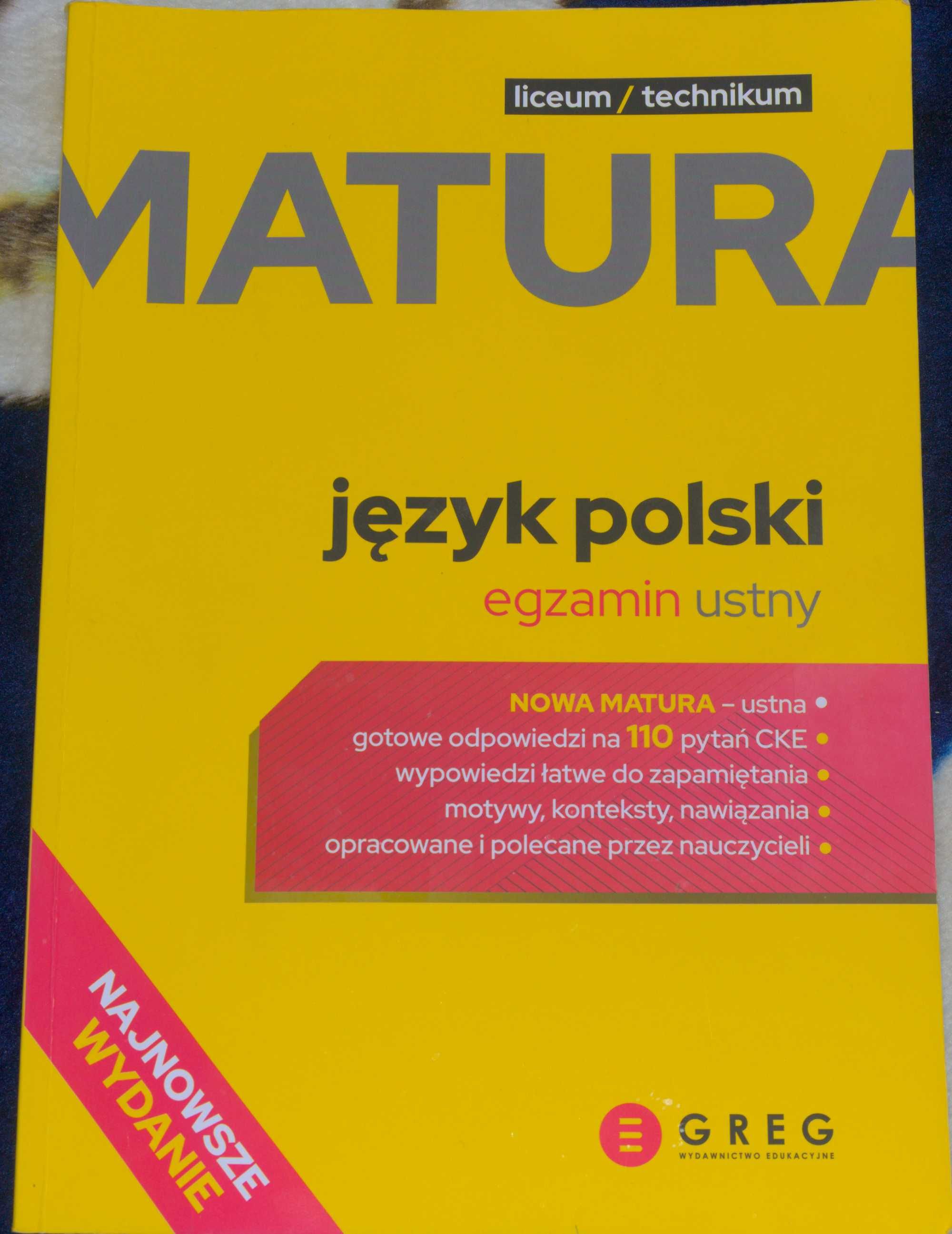 Matura Język Polski Egzamin Ustny Greg Pytania Jawne Konteksty