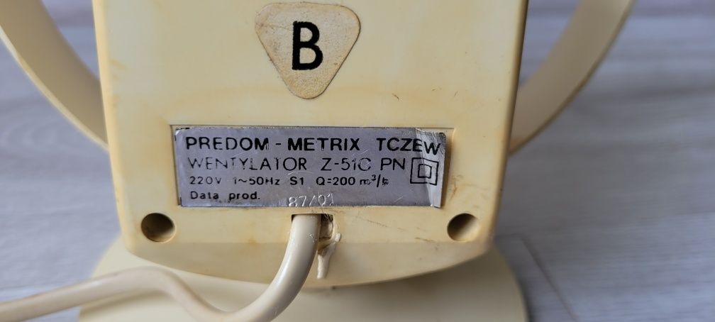 Wentylator wiatrak Predom Metrix Tczew z–51C