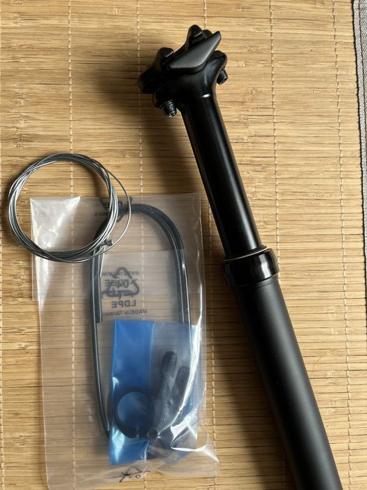 Sztyca regulowana 30,9, dl.400mm, dropper, myk-myk, Giant, manetka bar