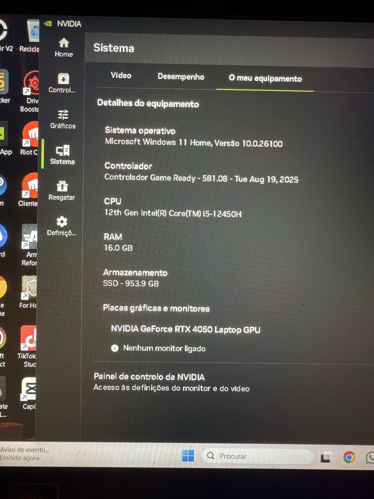 Pc acer nitro 5.