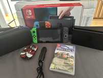 Konsola Nintendo switch v1 plus akcesoria i gra