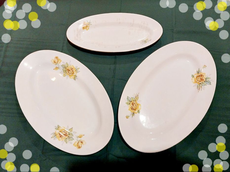 Чорно-біла порцеляна широка полоса позолоти Суми Городниця Вербілки