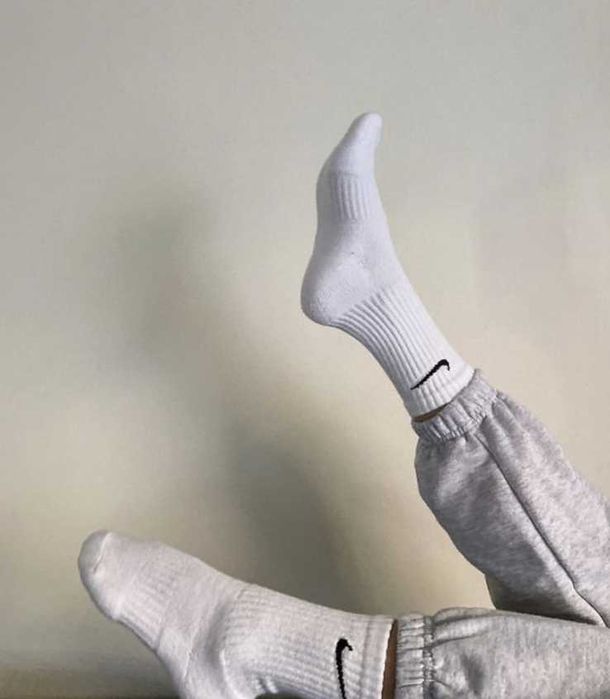 Skarpety Nike białe wysokie