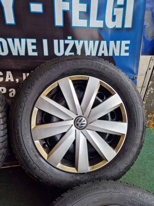 Koła zimowe 16 5×112 Vw Passat Golf  Scharan Skoda Seat Orginał