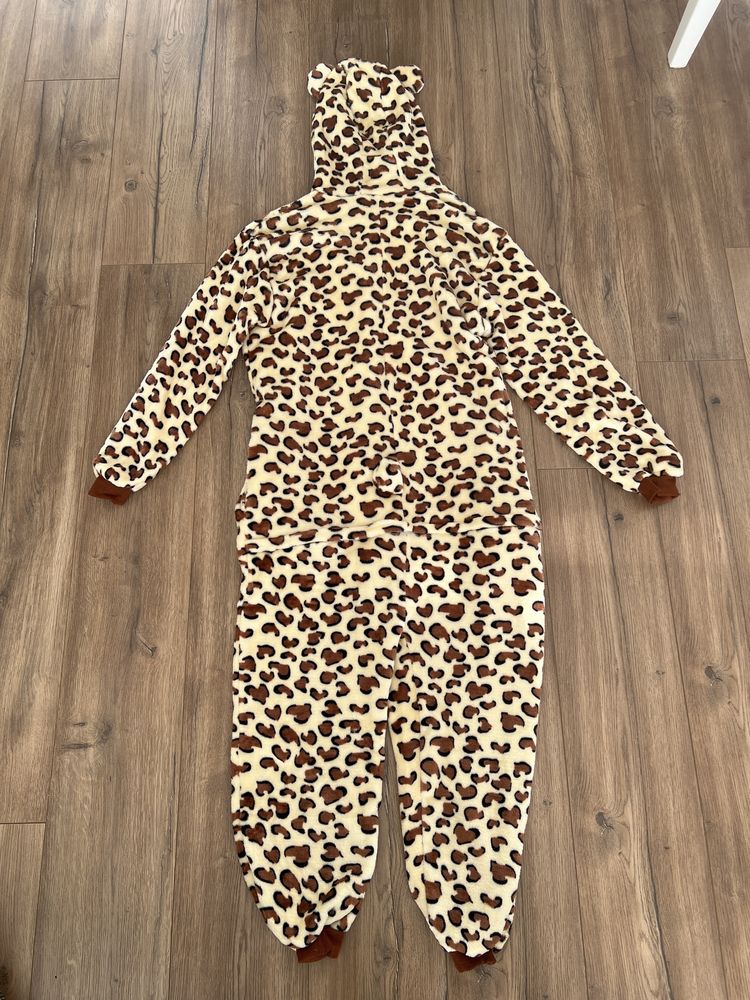 Onesie kigurumi strój M L pantera lampart piżama przebranie zebra