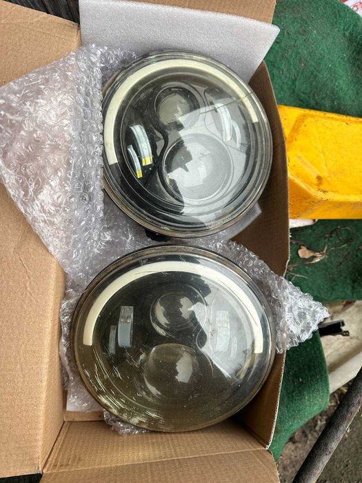 Фары Оптика Led передняя 7" нива ваз 2101  Уаз Газ Камаз (800 пара)