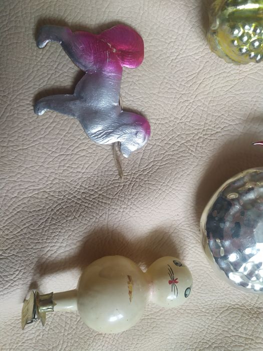 Ёлочные игрушки времени СССР