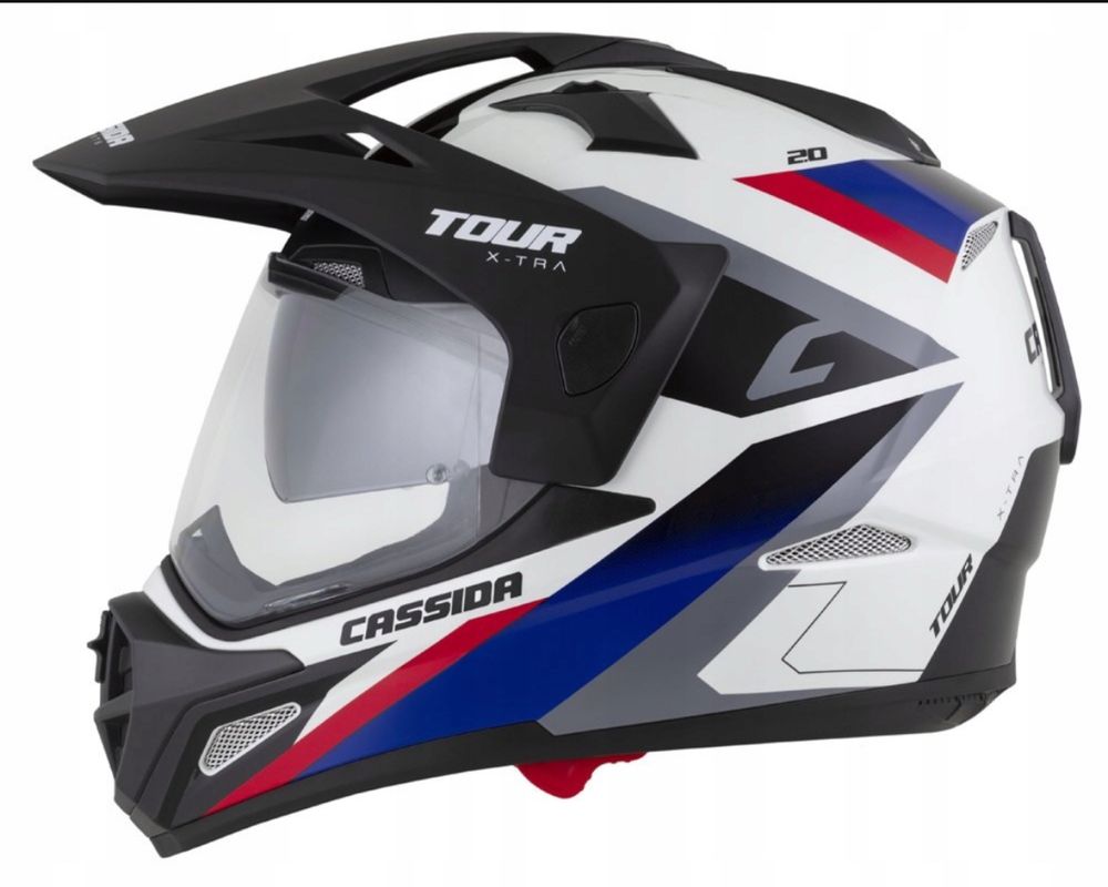 Kask Motocyklowy Cassida Tour Pod interkom Ece 06 XS-XXL TURYSTYCZNY
