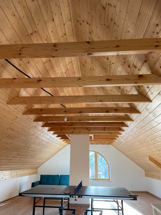 Deski elewacyjne płaskie/ półbal/ boazeria - różne szerokości? TANIO