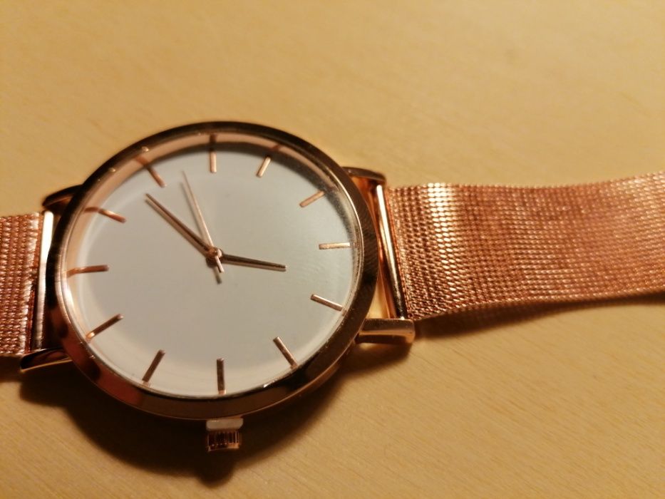 Relógio Senhora Rose Gold Novo