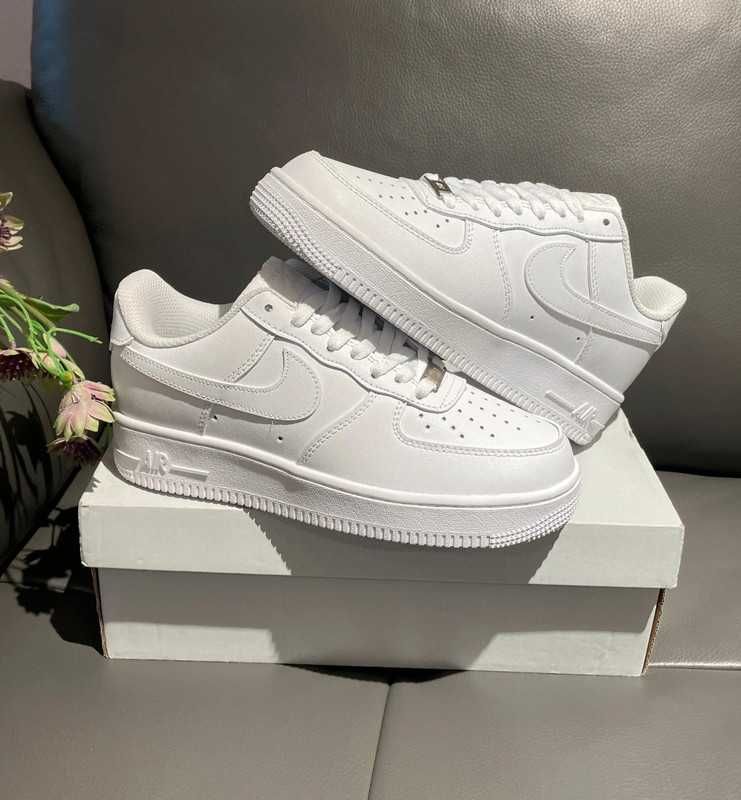 Buty Nike Air Force 1 Biały Damskie i Meskie Rozmiar.41