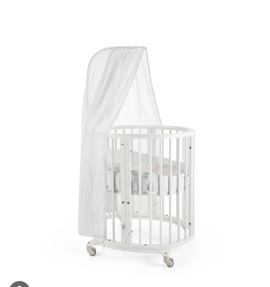 Stokke łóżeczko białe MINI, MIDI + akcesoria