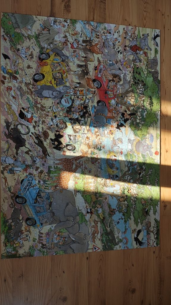 Puzzle Jumbo. 3000 elementów. 1 brak.
