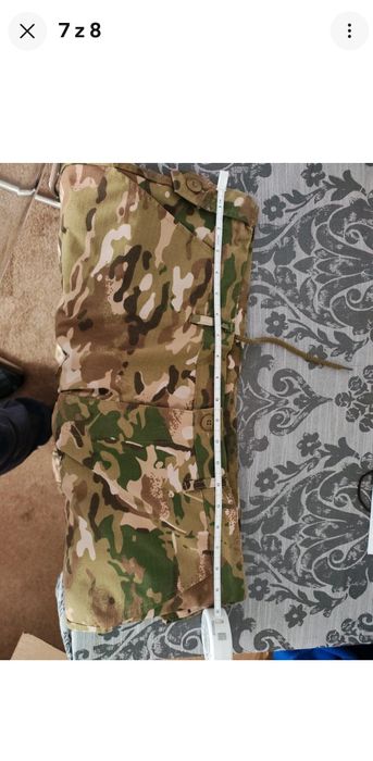 Super spodnie na ryby lub do lasu Multicam rozmiar XXL okolo100 cm pas