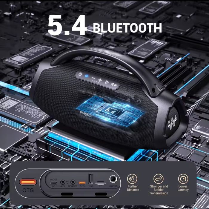 Nowy! W-KING X20 Bluetooth 200W RMS | Potężny bas | JBL Boombox Killer