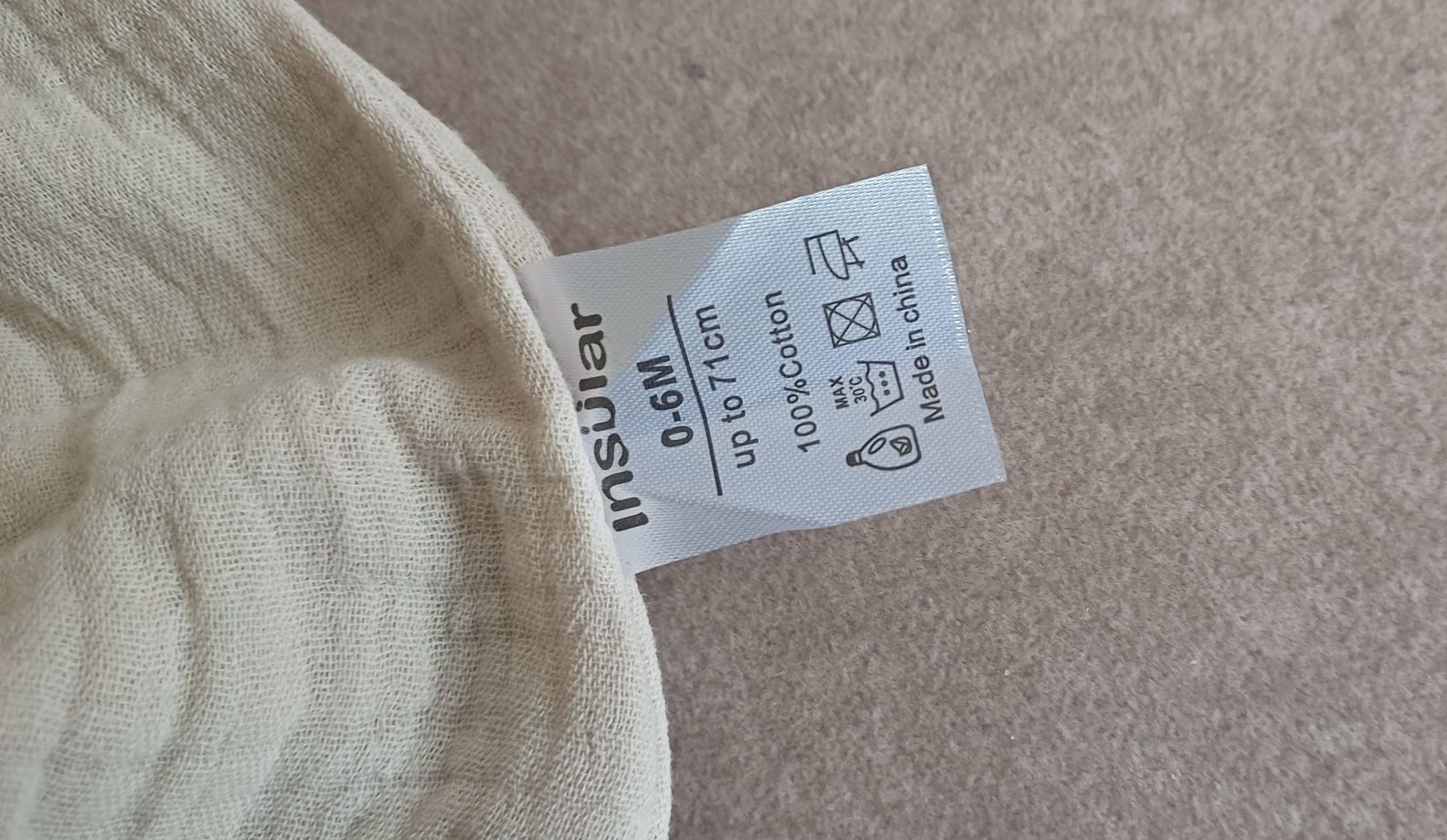 Muślinowy śpiworek do spania