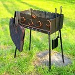 Grill przenośny / Mangal przenośny / Переносний мангал / 8 шам. / 3мм