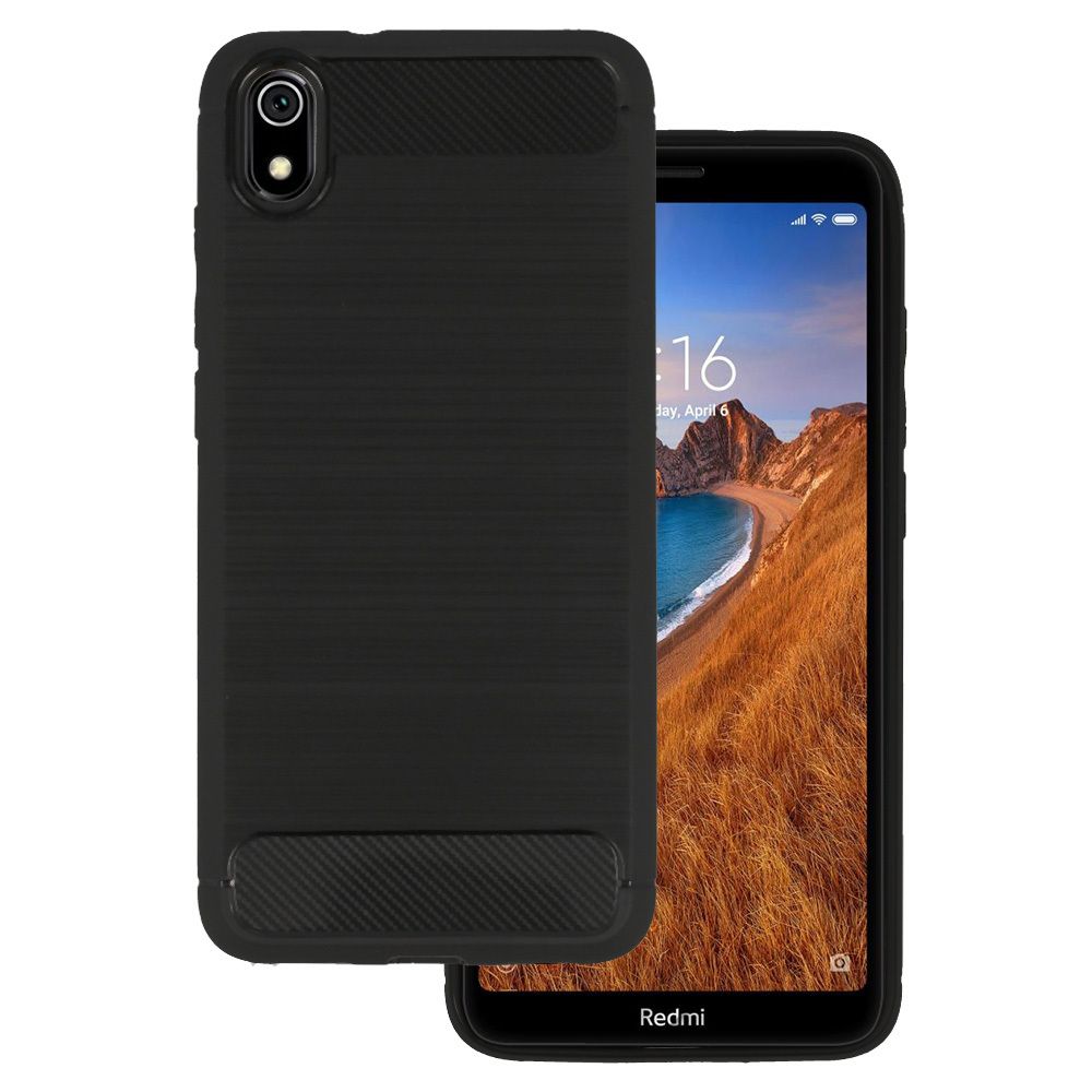 Back Case Carbon Do Xiaomi Redmi 7A Czarny