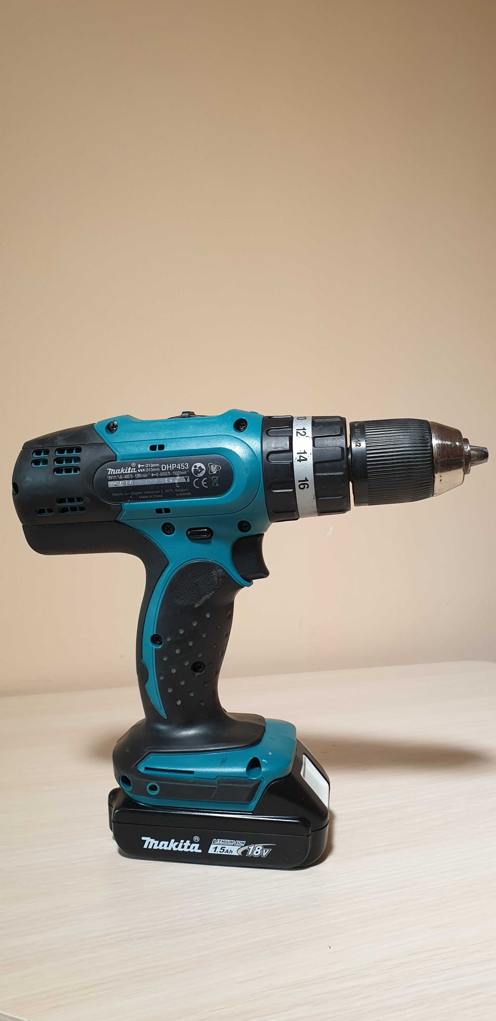 Makita DHP 453.  Акумуляторний ударний шуруповерт Makita DHP453