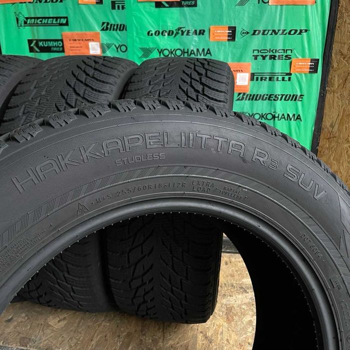 255/60 R18 Nokian Tyres Hakkapeliitta R3 SUV шини зима топ стан