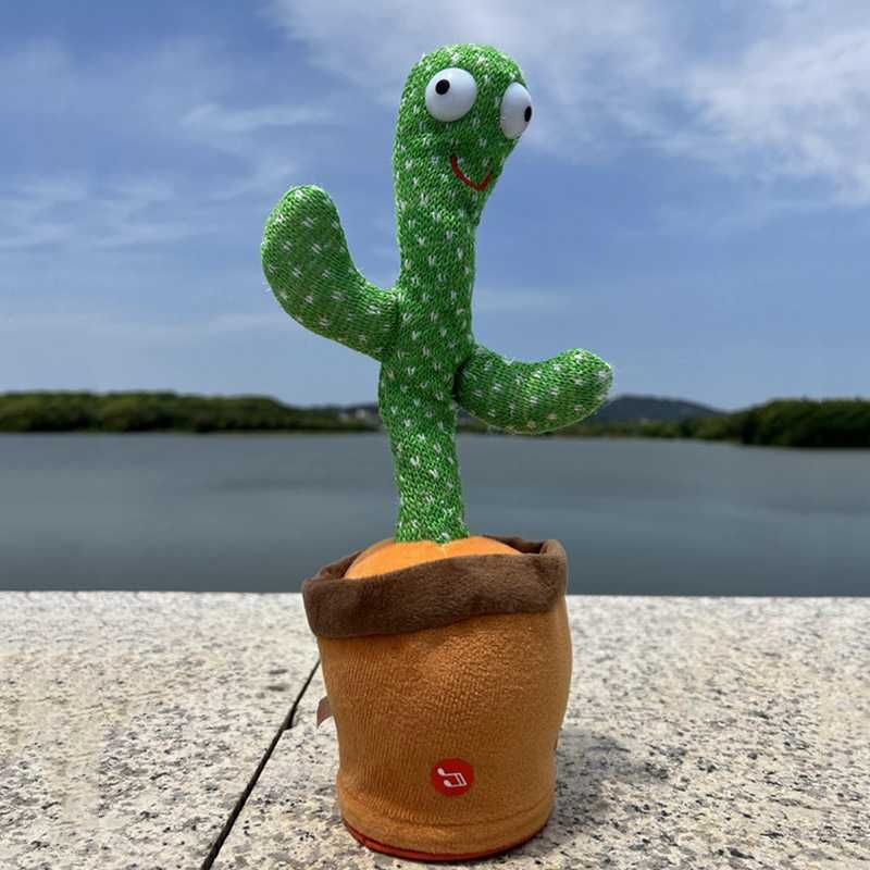Танцюючий кактус співаючий 120 пісень з підсвічуванням Dancing Cactus