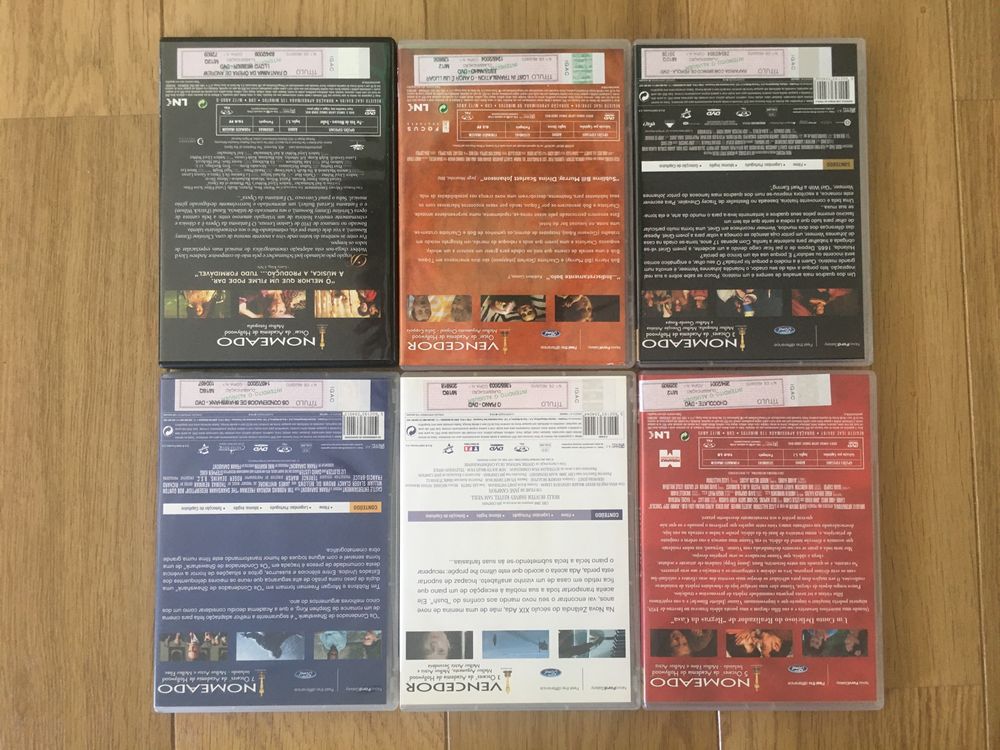 Diversos DVD's da coleção Grandes Filmes Expresso, cada DVD 2 Euros