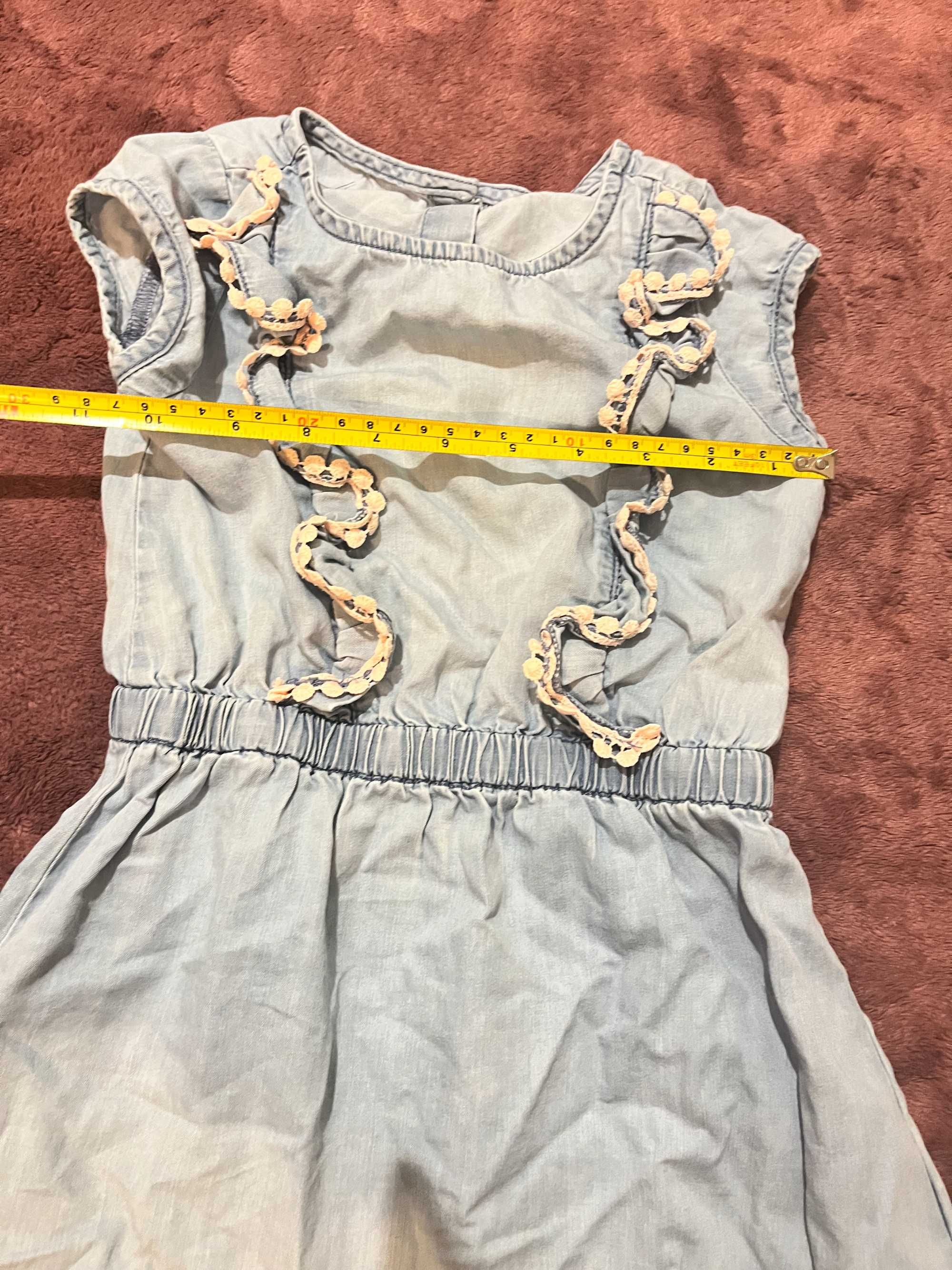 Sukienka dziecięca jeansowa rozmiar 86 cm 2 lat.