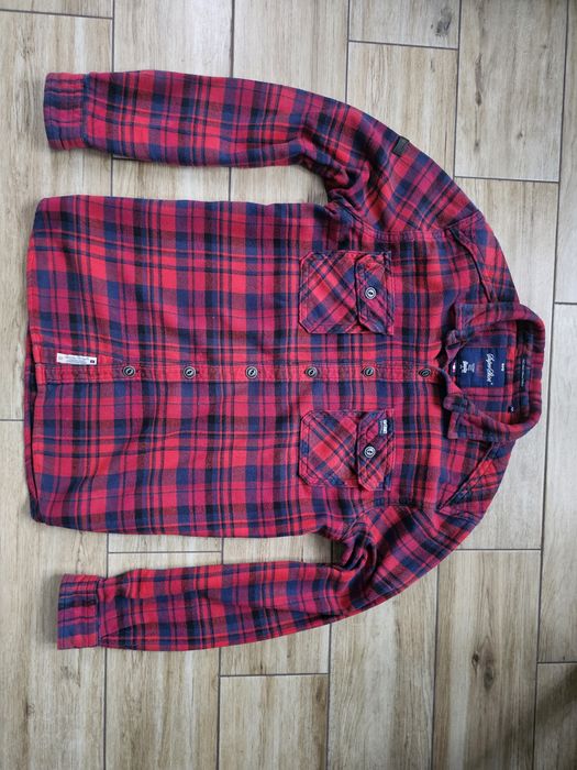 koszula flanelowa SUPERDRY Japan r. XL meska  - sklep 309zl - okazja