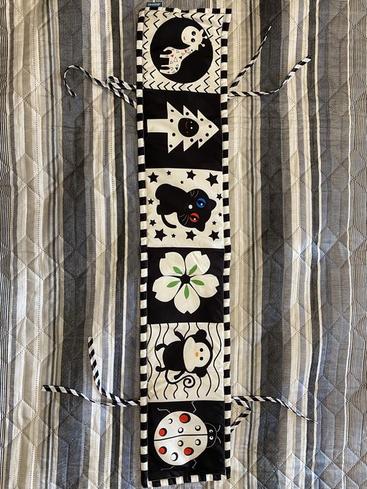 Розвиваюча контрастна книжка гармошка для немовляти — 200 грн