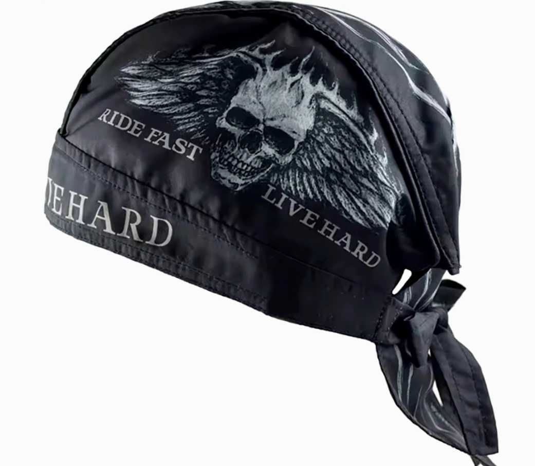 Bandana chusta na głowe dla motocyklisty