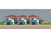 Moradia T4, geminada pela garagem