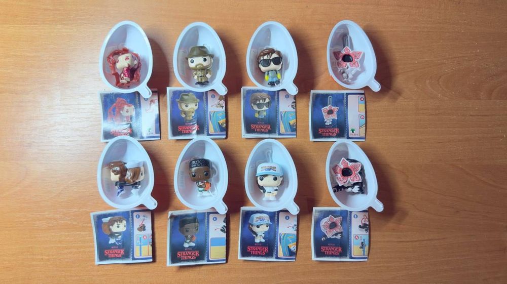 Фігурки Kinder Stranger Things, обмін/продаж тільки по місту.