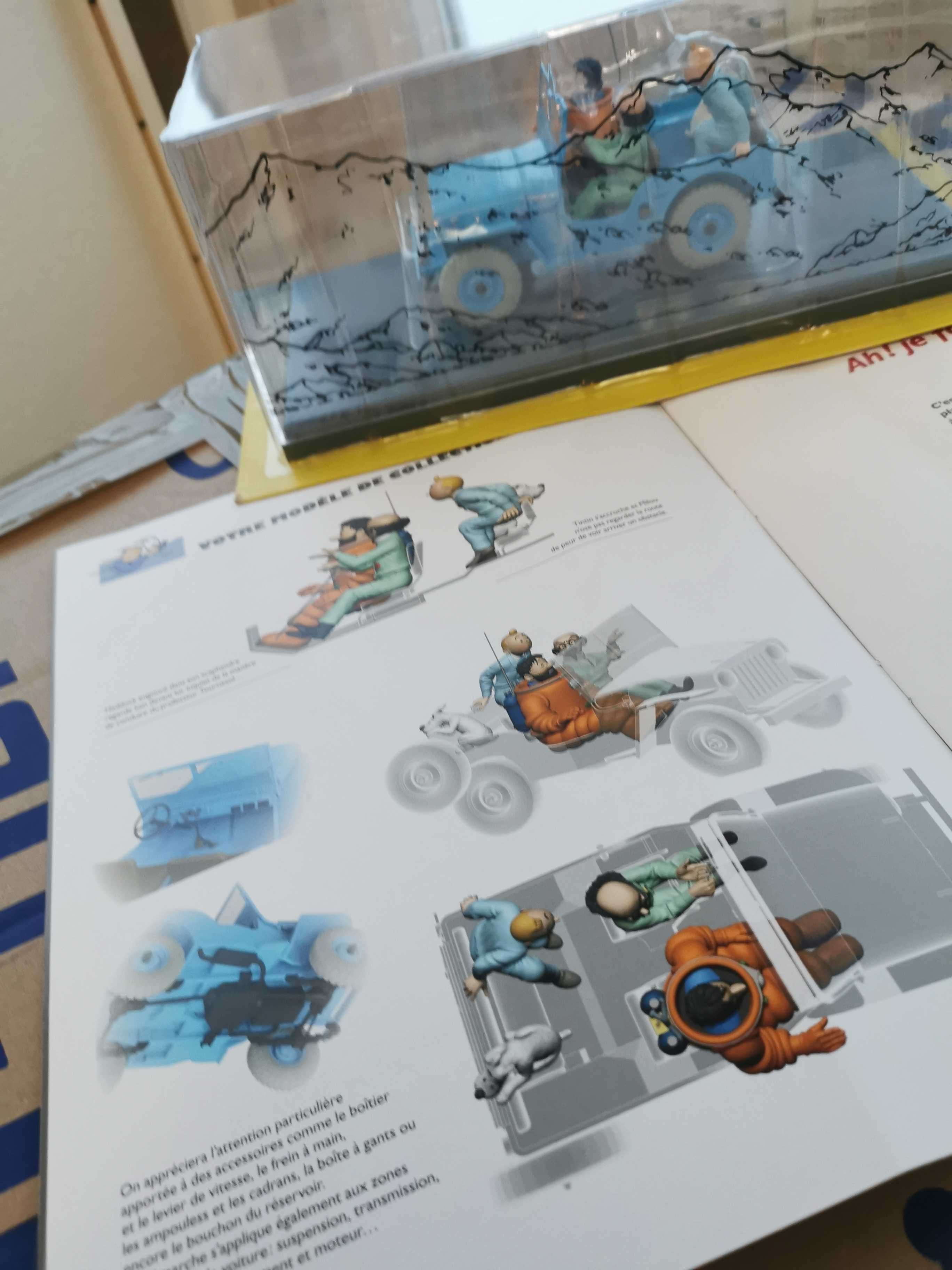 Tintin coleção de veículos escala 1/24