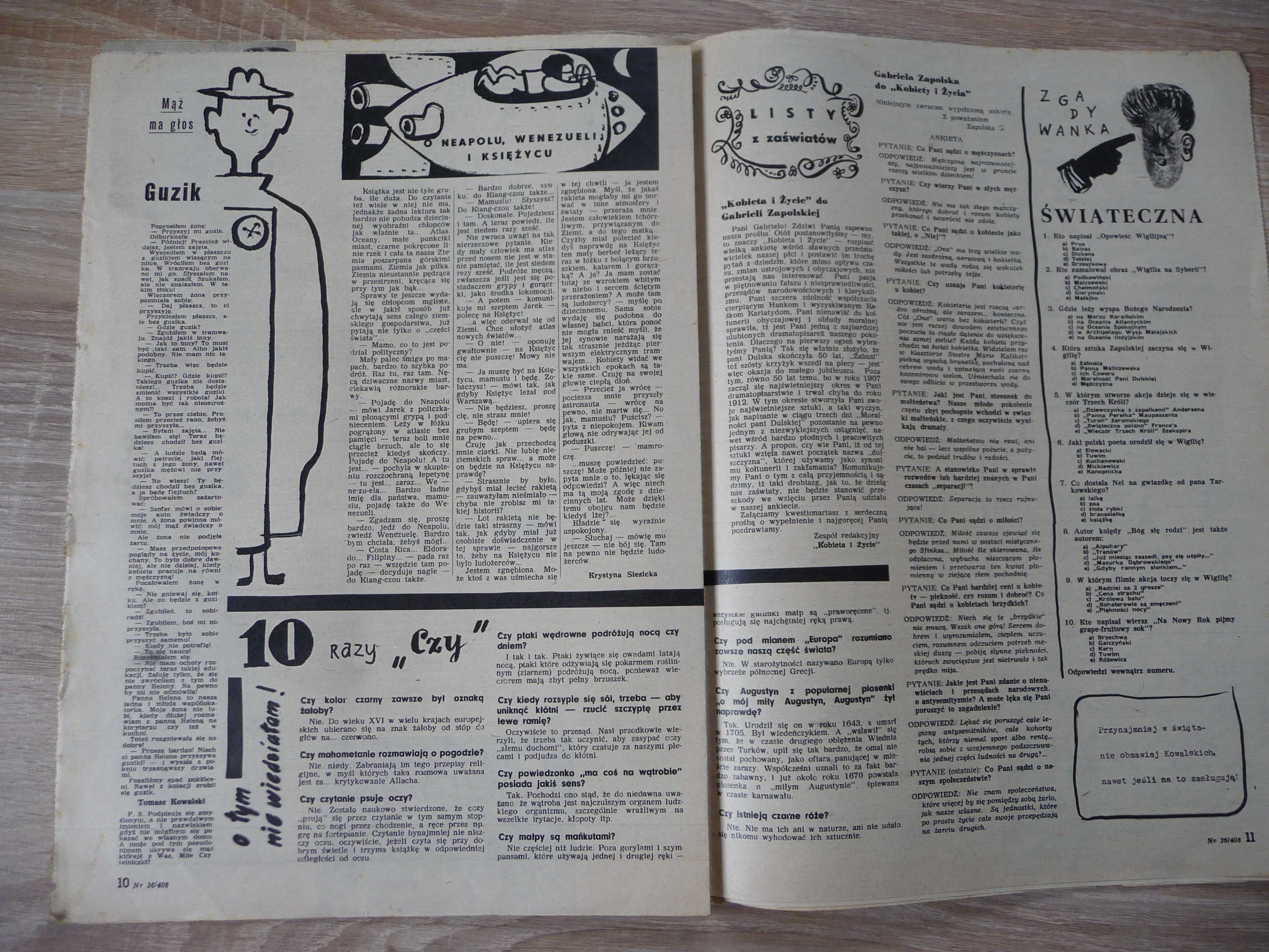 Kobieta i Życie -  grudzień 1957