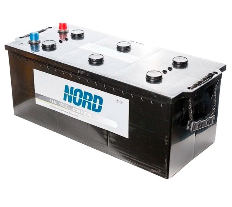 Грузовой аккумулятор NORD 190Ah 1250A L+
