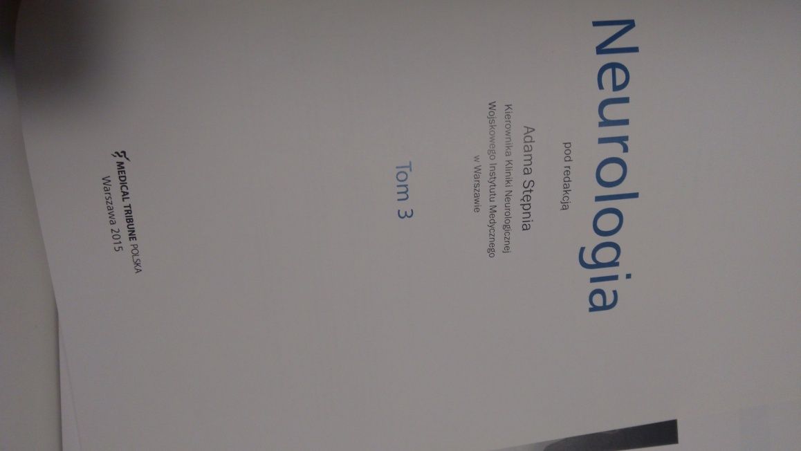 Neurologia  Adam Stępień tom 3