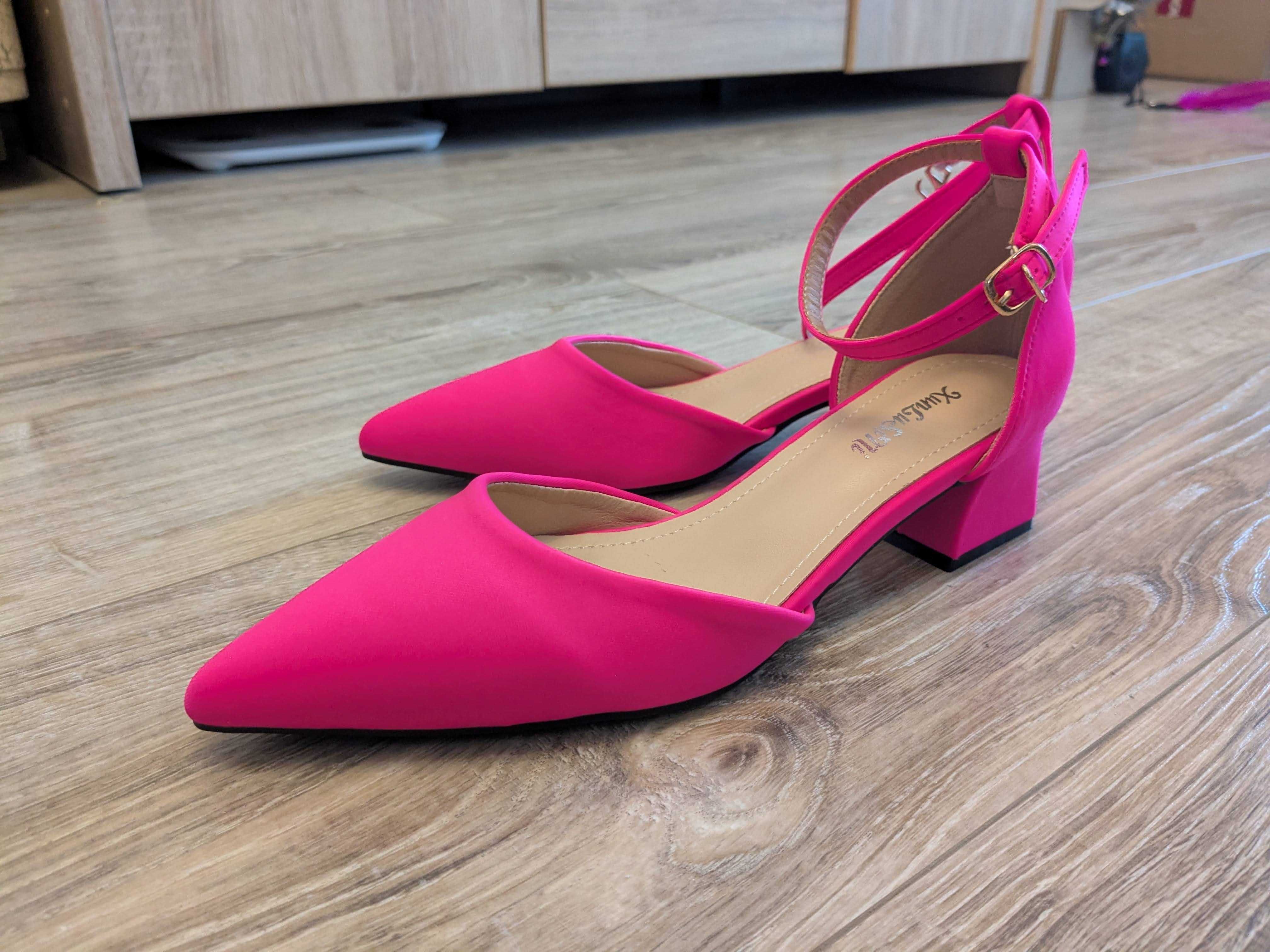 Buty czółenka nowe różowe Shein rozm. 39