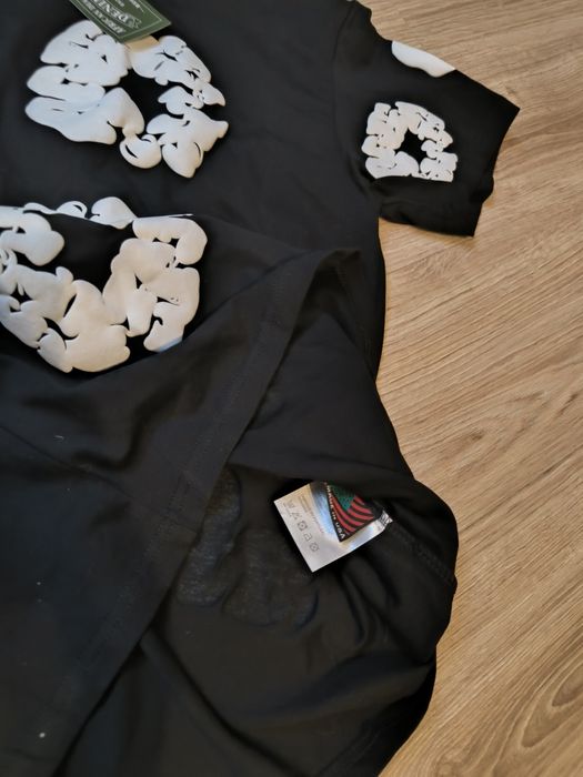 Komplet bawełna czarny denim tears