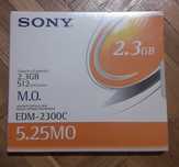 Sony EDM 2300C 2.3gb R/W MO Disk