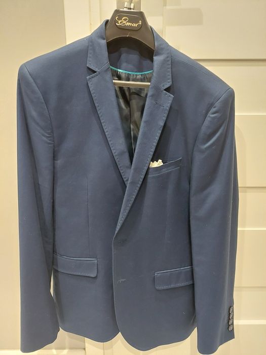 Marynarka granatowa / niebieska Reserved rozm. 54 slim fit